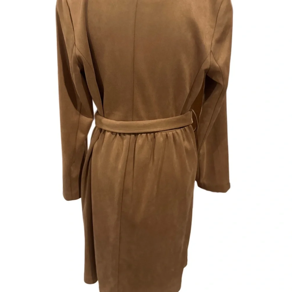 LC Lauren Conrad Tan Trench Coat Dress - Picture 2 of 3